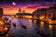 Venice Italy Grand Canal at Twilight Wall Art Poster | Landscape