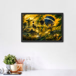 Vinícius Júnior Brazil World Cup Painting Style Wall Art Poster | Landscape