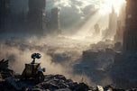 Wall-E Post Apocalyptic Earth Cinematic Wall Art Poster | Landscape