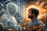 Westworld Man vs. Machine Wall Art Poster | Landscape