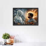 Westworld Man vs. Machine Wall Art Poster | Landscape