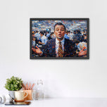 Jordan Belfort Wolf of Wall Street Painted Wall Art Poster | Landscape