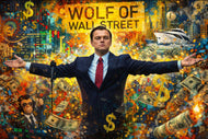 The Wolf of Wall Street Cinematic Wall Art Poster | Landscape